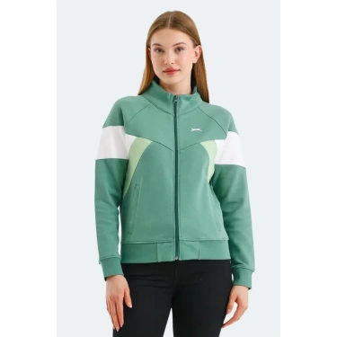 Slazenger Victory ST24WK013-888 Sweatshirt Yeşil