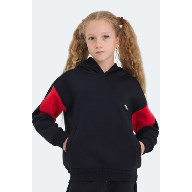 Slazenger Layne ST24WC006-407 Sweatshirt Laci Kırmızı