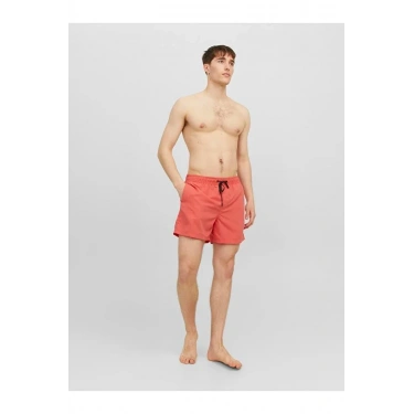 Jack & Jones JPSTMAUI SOLID Deniz Şortu Turuncu