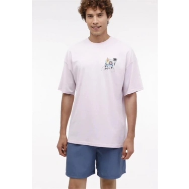 KINETIX ML MACK 11BCH-212 Lila T-Shirt