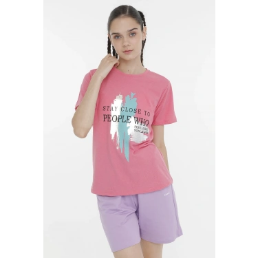 KİNETİX WL Layla 11FN17 T-Shirt Pembe