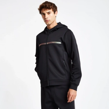 LESCON 24N-1128 FERMUARLI  KAPŞONLU ÜST SIYAH