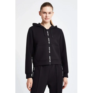 Lescon 24N-2136 Kapşonlu Üst Siyah