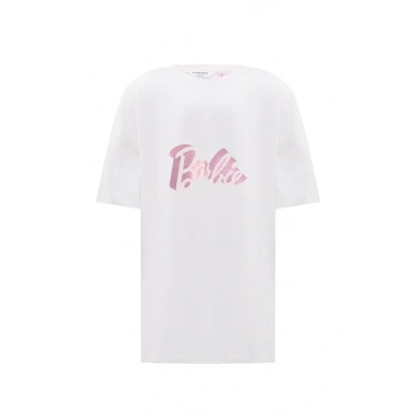 Lumberjack GL Barbie 11GFG532 T-Shirt Beyaz