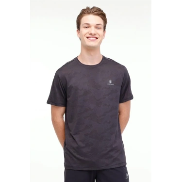 Lumberjack ML TED 11C-PRF1002 4FX T-Shirt Siyah