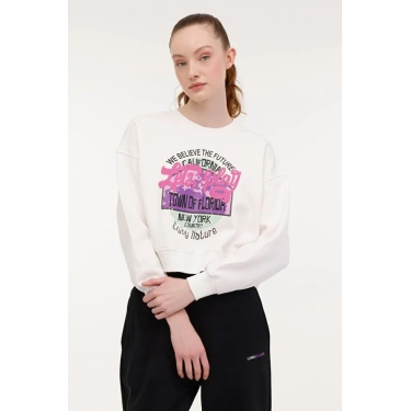 Lumberjack Wl Bonni Sweatshirt Ekru