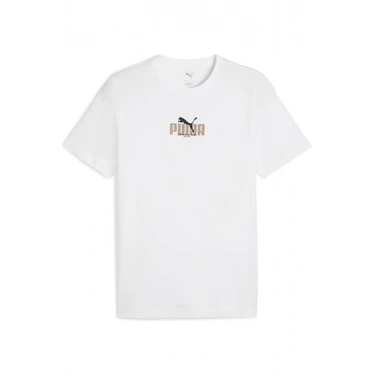 Puma Graphic Tee 688032-02 T-Shirt Beyaz