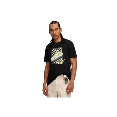 Puma Graphic Tee 688033-01 T-Shirt Siyah
