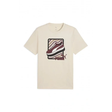 Puma Graphic Tee 688033-87 T-Shirt Bej
