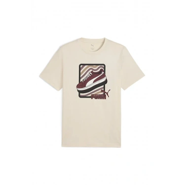 Puma Graphic Tee 688033-87 T-Shirt Bej