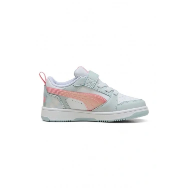 Puma Rebound V6 Lo Space Belle Beyaz-Mavi 402786-01 (28-35)