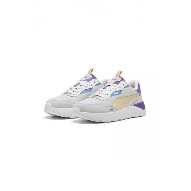 Puma Runtamed Platform Gri-Beyaz-Mor