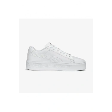 Puma Smash Platform 390758-01 Beyaz/Beyaz