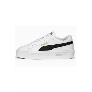 Puma Smash Platform 390758-04 Beyaz/Siyah