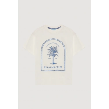 Quzu 25YTSH00504 T-Shirt Ekru