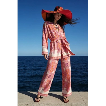 QUZU 26YPNT02252 PANTOLON PEMBE