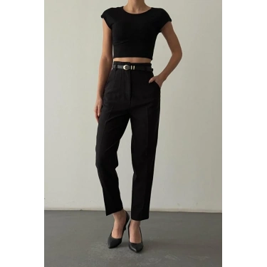 QUZU26YPNT01612 PANTOLON SİYAH