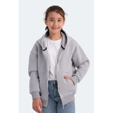 Slazenger Lekan ST24WC007-280 Eşofman Üst Taş Gri