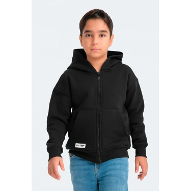 Slazenger Lekan ST24WC007-500 Eşofman Üst Siyah