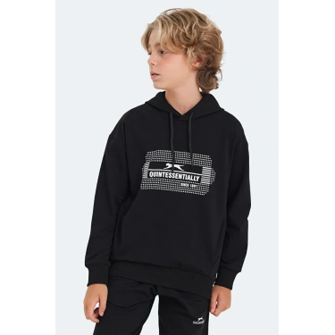 Slazenger Loya ST24WC003-500 Sweatshirt Siyah