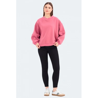 Slazenger Via ST24WK012-677 Gül Sweatshirt