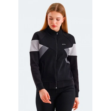 Slazenger Victory ST24WK013-500 Sweatshirt Siyah