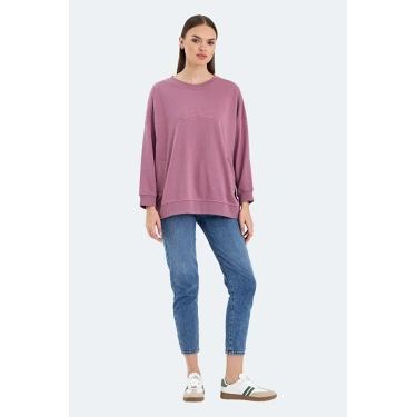 Slazenger Vikenti SW ST24WKO37-677 Gül Sweatshirt