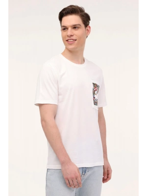 Lumberjack ML Fizzy 11ID343 4FX T-Shirt Beyaz