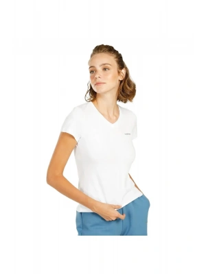 Lumberjack W-CT130 Basic V Neck Beyaz 3 Fx