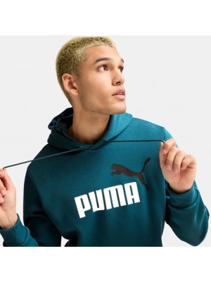 Puma ESS+2 Col Big Sweatshirt 586764-08 K.Yeşil