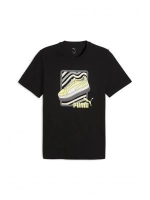 Puma Graphic Tee 688033-01 T-Shirt Siyah
