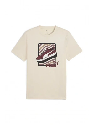 Puma Graphic Tee 688033-87 T-Shirt Bej