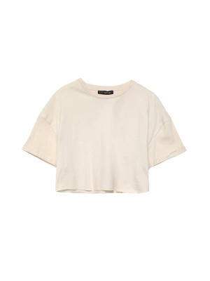 Quzu 23Y180031 T-Shirt Bej
