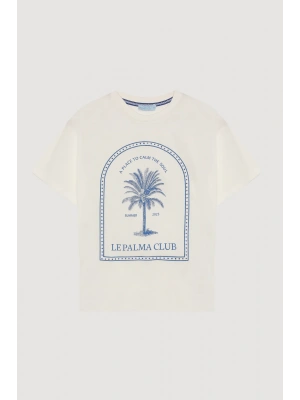 Quzu 25YTSH00504 T-Shirt Ekru