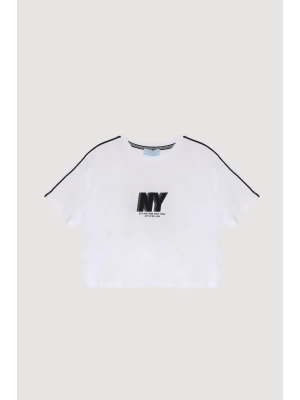 Quzu 25YTSH00508 T-Shirt Beyaz