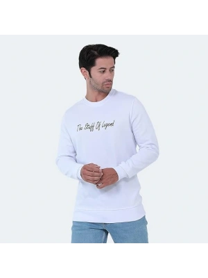 Slazenger Bar ST22WE103-000 Beyaz Sweatshirt