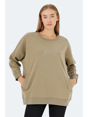 Slazenger Vikenti SW ST24WK037-808 Koyu Yeşil Sweatshirt