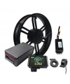 36 Volt 500 Watt Ön fatbike çelik jant 20 inç Elektrikli Bisiklet Dönüşüm Kiti.