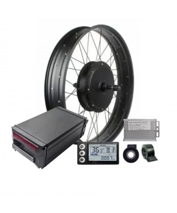 48 Volt 1200 Watt Fatbike Arka Tel jant Elektrikli Bisiklet Dönüşüm Kiti