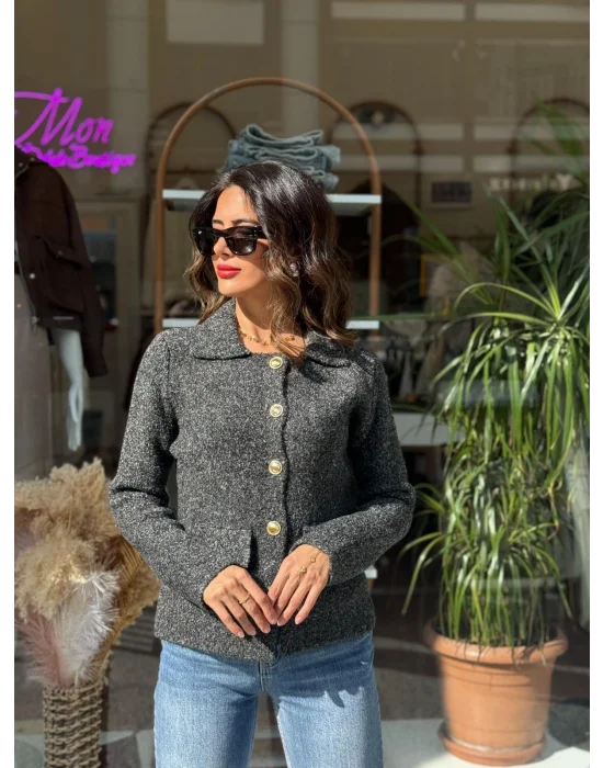 POLO YAKA DÜĞME CEP DETAYLI TRIKO HIRKA