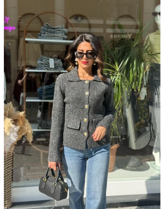 POLO YAKA DÜĞME CEP DETAYLI TRIKO HIRKA