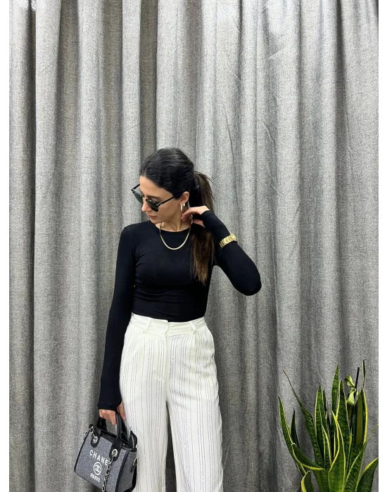 BADIYY PENYE KUMAS LİKRALI SİYAH