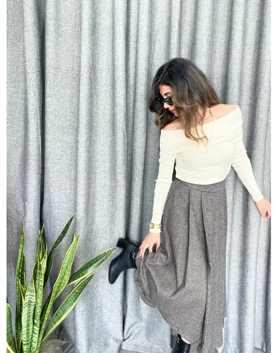 Balık Sırtı Çan Etek - KIRÇIL