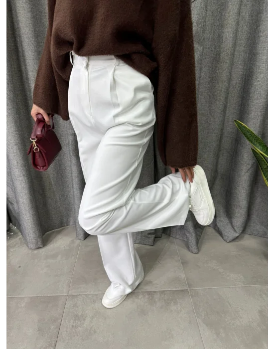 ORJİNAL MARKA BEYAZ PALAZZO PANTALON