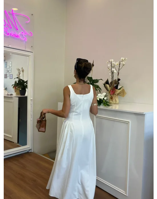 Prenses Elbise – Kare Yaka | Mondelalee