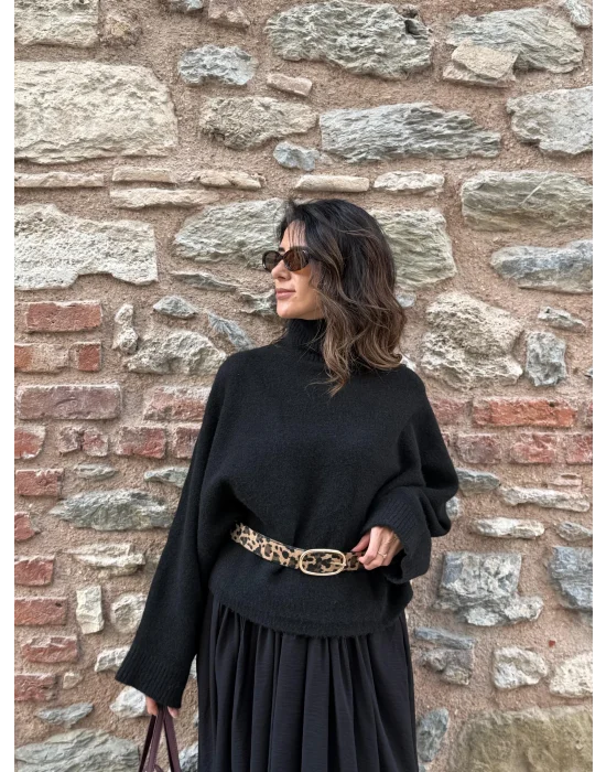 YUMUŞAK DOKULU YARASA KOL TRIKO KAZAK