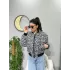 SİYAH LEOPAR DESEN BOMBER ÇEKET