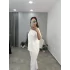 Bisiklet Yaka Basic Tişört ecru