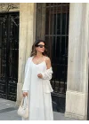 Gömlek-elbise Takım Beyaz