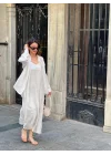 Gömlek-elbise Takım Beyaz